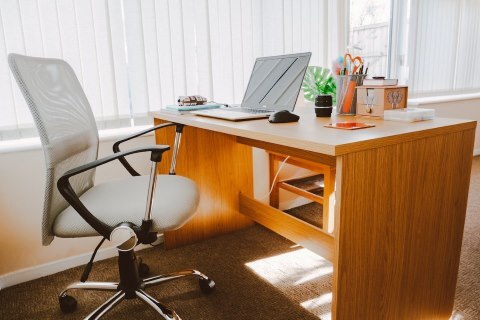 office furniture desk setup